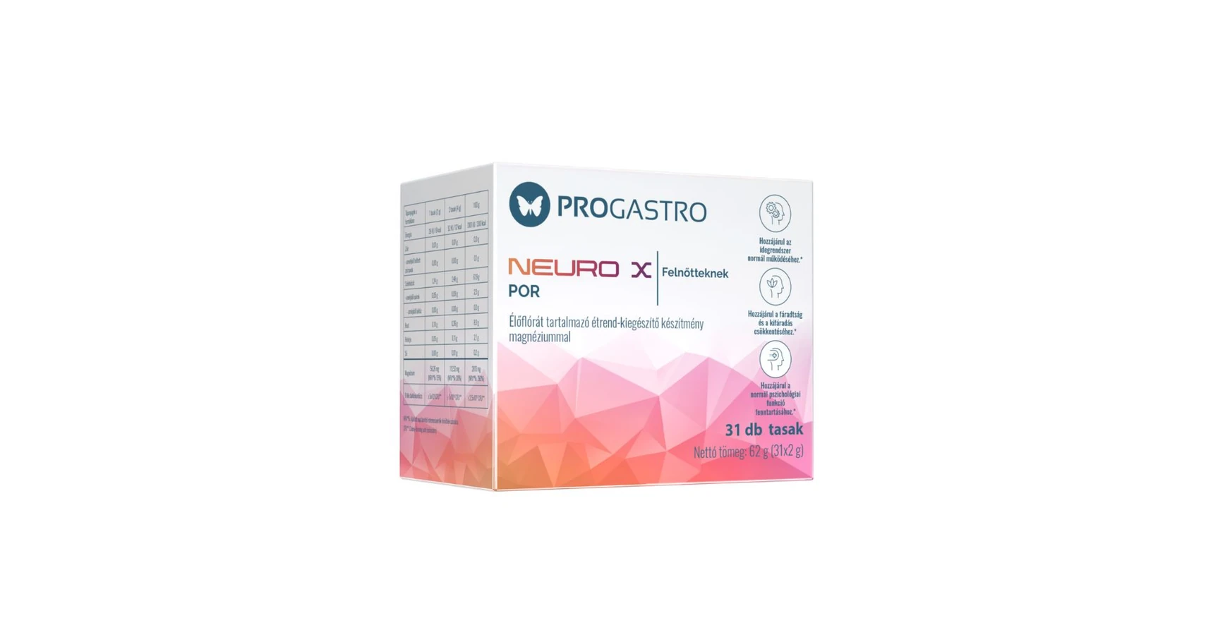 ProGastro Neuro X étrendkiegészítő por (31x) - Probiotikumok