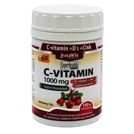 JutaVit C-vitamin 1000 mg Csipkeb.+D3 retard filmt (100x)
