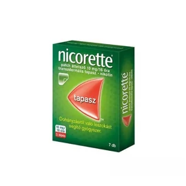 Nicorette patch áttetsző 10 mg/16 óra transz.tap. (7x)