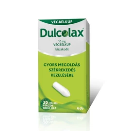 Dulcolax 10 mg végbélkúp (6x)