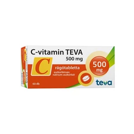 C-vitamin TEVA 500mg rágótabletta (60x)