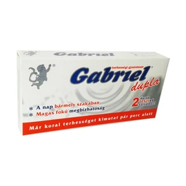 Gabriel terhességi teszt DUPLA