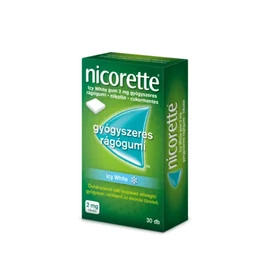 Nicorette Icy White 2mg gyógyszeres rágógumi (30x)