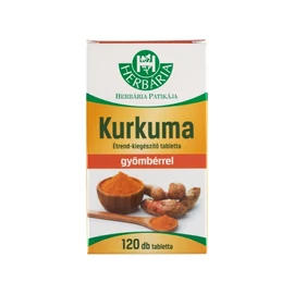 Herbária Kurkuma Gyömbérrel tabletta (120x)