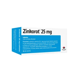 Zinkorot 25 mg tabletta (50x)
