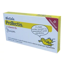 BioGaia Protectis Junior D3 rágótabletta narancs (10x)