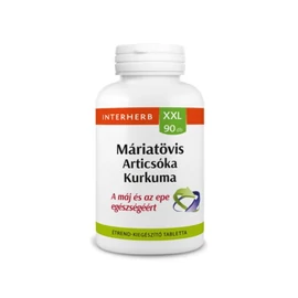 XXL Máriatövis Articsóka Kurkuma tabletta INTERHERB (90x)