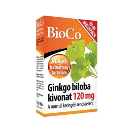 BioCo Ginkgo Biloba kivonat 120 mg tabletta (90x)