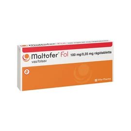 Maltofer fol 100 mg/0,35 mg rágótabletta (100x)