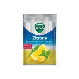 Wick torokcukor Citrom Mentol cukormentes (72g)