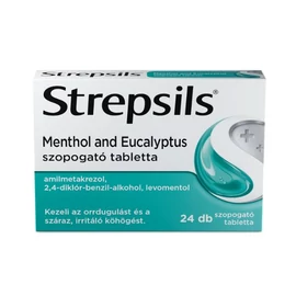 Strepsils Menthol and eucalyptus szopogató tabl. (24x)
