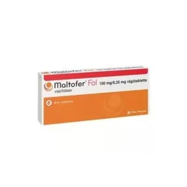 Maltofer Fol  100 mg/0,35 mg rágótabletta (30x)