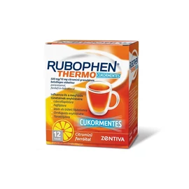 Rubophen Thermo cukormentes 500mg/10mg citromízű (12x)