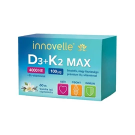 Innovelle D3+K2 Max 4000NE rágótabletta (60x)