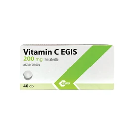 Vitamin C Egis 200 mg filmtabletta (40x)