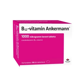 B12-vitamin Ankermann 1000 mcg bevont tabletta (100x)