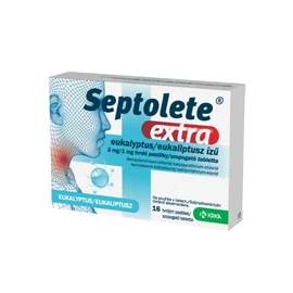 Septolete extra eukaliptusz ízű 3 mg/1 mg szopogató tabletta (16x)