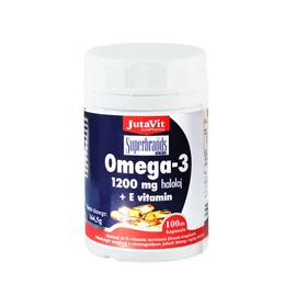 JutaVit Omega-3 1200 mg + E vitamin kapszula (100x)