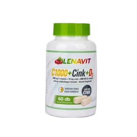 Lenavit C1000+Szerves Cink+D3 Csipkebogyó filmtabletta (60x)