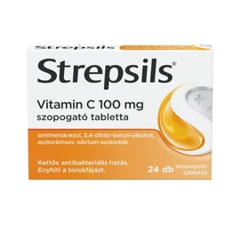 Strepsils Vitamin C 100 mg szopogató tabletta (24x)