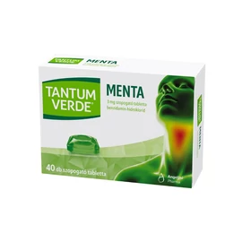 Tantum Verde Menta 3mg szopogató tabletta (40x buborékcsomagolásban)