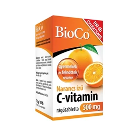 BioCo C-vitamin 500 mg narancs ízű rágótabletta (100x)