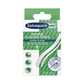 Salvequick Med steril sebzáró csík (8x)