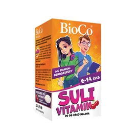 BioCo Suli vitamin rágótabletta cseresznye (90x)