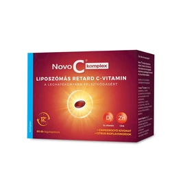 Novo C Komplex liposzómális C D3 Zn kapszula (60x)