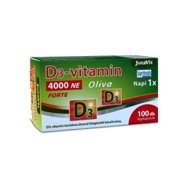 JutaVit D3-vitamin 4000NE Oliva FORTE kapszula (100x)