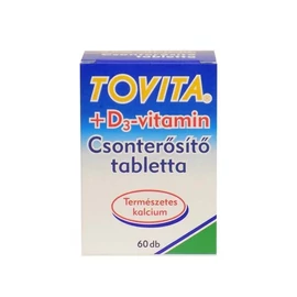 Tovita+D3 vitamin csonterősítő tabletta (60x)