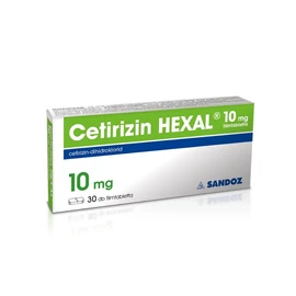 Cetirizin HEXAL 10 mg filmtabletta (30x)