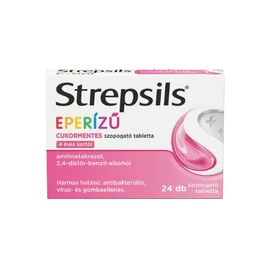 Strepsils eperízű cukormentes szopogató tabletta (24x)