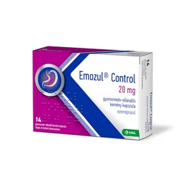 Emozul Control 20 mg gyomornedv-ellenálló kemény kapszula /38 (14x)
