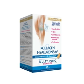 Interherb Kollagén&amp;Hyaluronsav porcépítő tabletta (60x)