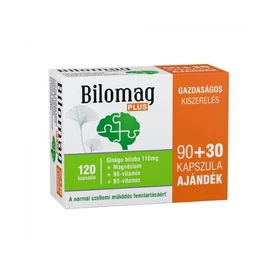 Bilomag PLUS Ginkgo Biloba 110 mg kapszula (120x (90+30))