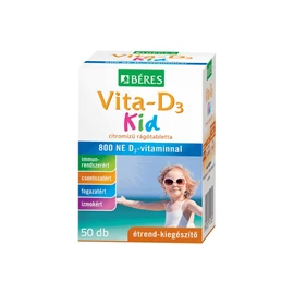 Béres Vita-D3 KID 800NE ÉTRENDKIEG. rágótabl. (50x)