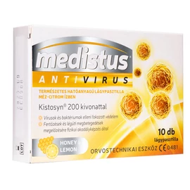 VitaPlus Medistus Antivirus pasztilla méz-citrom  (10x)