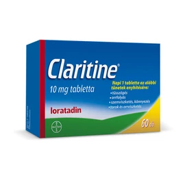Claritine 10 mg tabletta (60x)