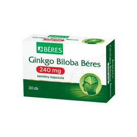 Ginkgo biloba Béres 240mg kemény kapszula (30x buborékcsomagolásban)