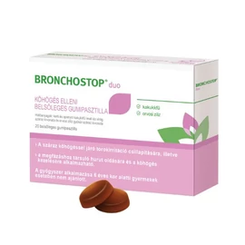 Bronchostop Duo gumipasztilla köhögés ellen (20x)