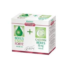 Béres Csepp Forte belsől.old.cseppek+C-vitamin (4x30ml+120x)