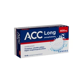 ACC long 600 mg pezsgőtabletta (10x tasakban)