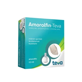 Amorolfin Teva 50 mg/ml gyógysz.körömlakk III.t. (2,5ml)