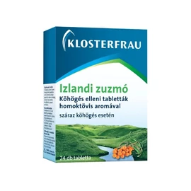 Klosterfrau Izlandi zuzmó tabletta köhögés ellen (24x)