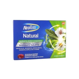 Neotuss natural szopogató tabletta málna (16x)