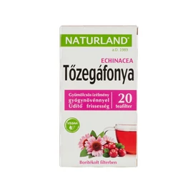 Naturland gyümölcstea Tőzegáfonyával és echinacia. (20x2g)