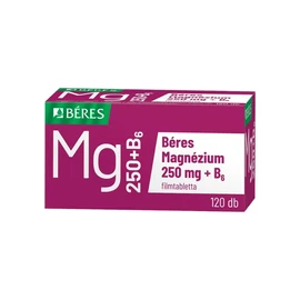 Béres Magnézium 250 mg+B6 filmtabletta (30x)