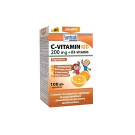 JutaVit C-vitamin KID 200 mg+D3 rágótabletta Naran (100x)