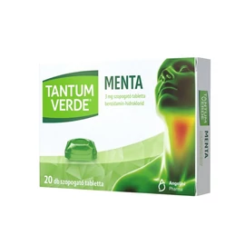 Tantum Verde menta 3mg szopogató tabletta (20xbuborékcsomagolásban)